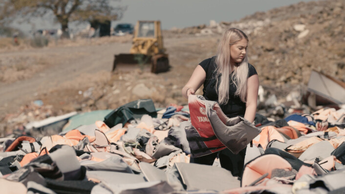 Victoria Skau på Lifejacket Graveyard. Foto: Hacienda Film og Differ Media Victoria Skau på Lifejacket Graveyard. Foto: Hacienda Film og Differ Media