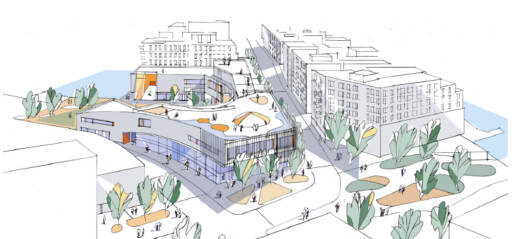 Den nye barne- og ungdomsskolen i Bjørvika blir ett år forsinket Den nye barne- og ungdomsskolen i Bjørvika blir ett år forsinket