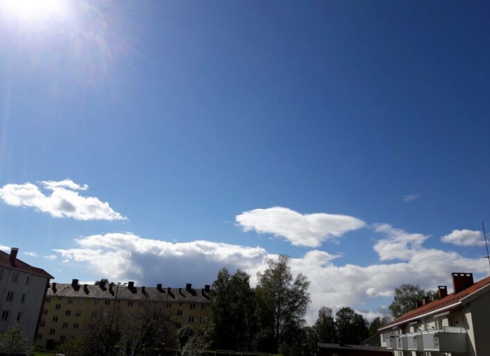 Cumulusskyer over Oslo. Foto: Anders Høilund Cumulusskyer over Oslo. Foto: Anders Høilund