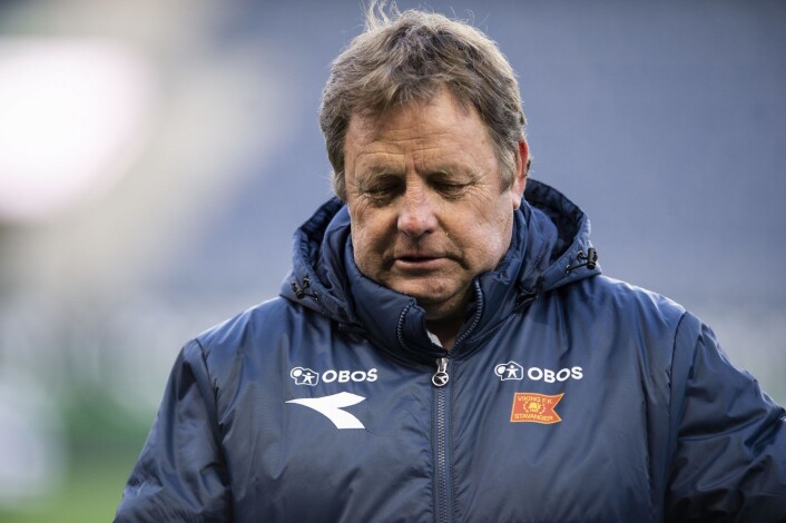 — Det var en god kamp med mange gode dueller. Vi hadde helt klart de største sjansene, men jeg er imponert over Vålerenga, sier Viking-trener Bjarne Berntsen. Foto: Carina Johansen / NTB Scanpix — Det var en god kamp med mange gode dueller. Vi hadde helt klart de største sjansene, men jeg er imponert over Vålerenga, sier Viking-trener Bjarne Berntsen. Foto: Carina Johansen / NTB Scanpix
