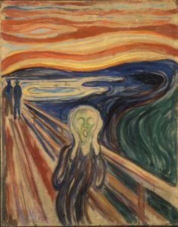 Edvard Munch, Skrik, 1910 (den versjonen som ble stjålet) Edvard Munch, Skrik, 1910 (den versjonen som ble stjålet)