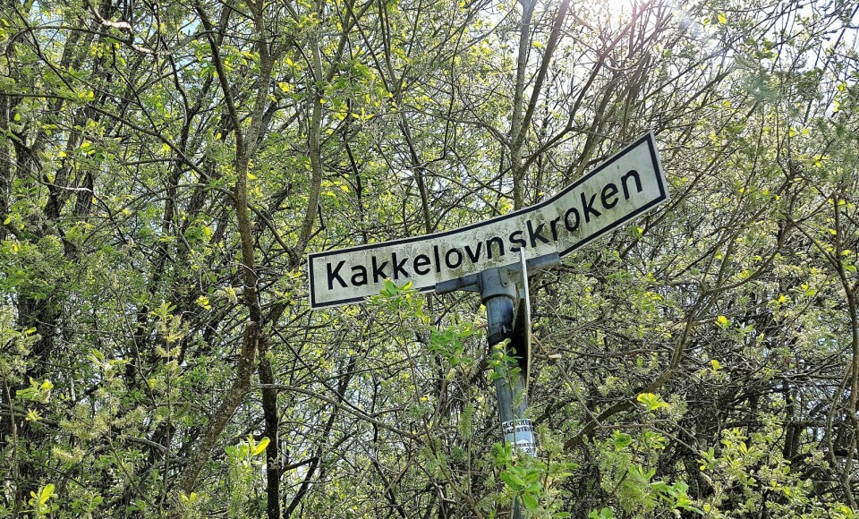 Kakkelovnskroken på Rødtvedt er Felicia Wolden Hoels favorittnavn blant alle Oslos gatenavn. Veien har fått navn etter en kakkelovnsfabrikk som lå på stedet. Foto: André Kjernsli