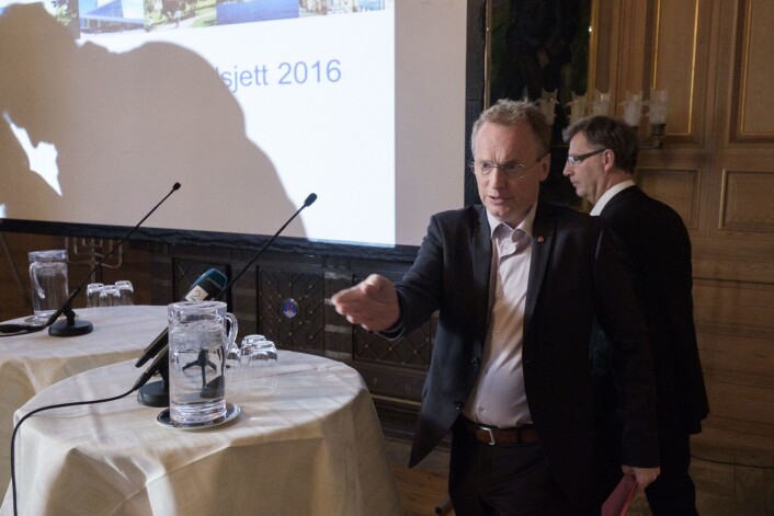 Byrådsleder Raymond Johansen (Ap) skrev debattinnlegg i VG sammen med Tone Tellevik Dahl der de påstår Listhaug la ned sykehjemskjøkken. Foto: Ole Gunnar Onsøien / NTB scanpix Byrådsleder Raymond Johansen (Ap) skrev debattinnlegg i VG sammen med Tone Tellevik Dahl der de påstår Listhaug la ned sykehjemskjøkken. Foto: Ole Gunnar Onsøien / NTB scanpix