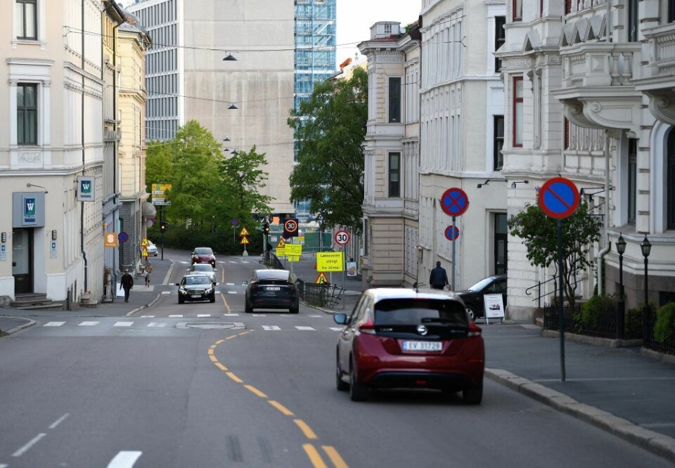 Fra mandag 20. mai stenges Løkkeveien for trafikk. Foto: Christian Boger