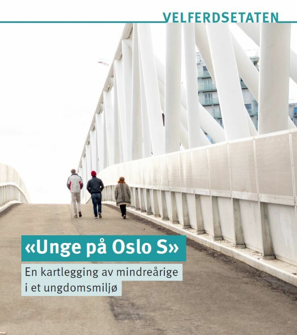 I løpet av 2018 var Uteseksjonens patruljer i kontakt med 249 mindreårige på Oslo sentralstasjon. Foto: Velferdsetaten