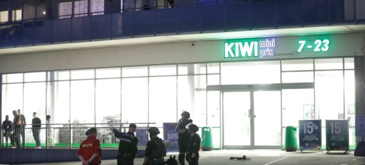 Skudd avfyrt fra automatvåpen mot Kiwi-butikken på Stovner