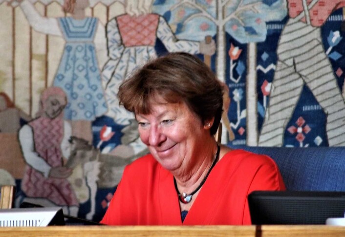Ordfører Marianne Borgen ledet møtet der spørsmålet der spørsmålet om gjengs leie tilspisset seg. Foto: André Kjernsli Ordfører Marianne Borgen ledet møtet der spørsmålet der spørsmålet om gjengs leie tilspisset seg. Foto: André Kjernsli