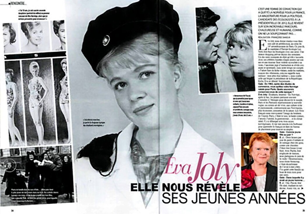 Eva Joly føyer seg vakkert inn i rekka av tøffe og flotte jenter fra Grønnløkka. Foto: Faximile fra Paris-Magazine Eva Joly føyer seg vakkert inn i rekka av tøffe og flotte jenter fra Grønnløkka. Foto: Faximile fra Paris-Magazine