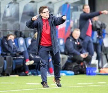 Trene Monica Knudsen ser frem til kampen mot United. Foto: Terje Pedersen / NTB scanpix Trene Monica Knudsen ser frem til kampen mot United. Foto: Terje Pedersen / NTB scanpix