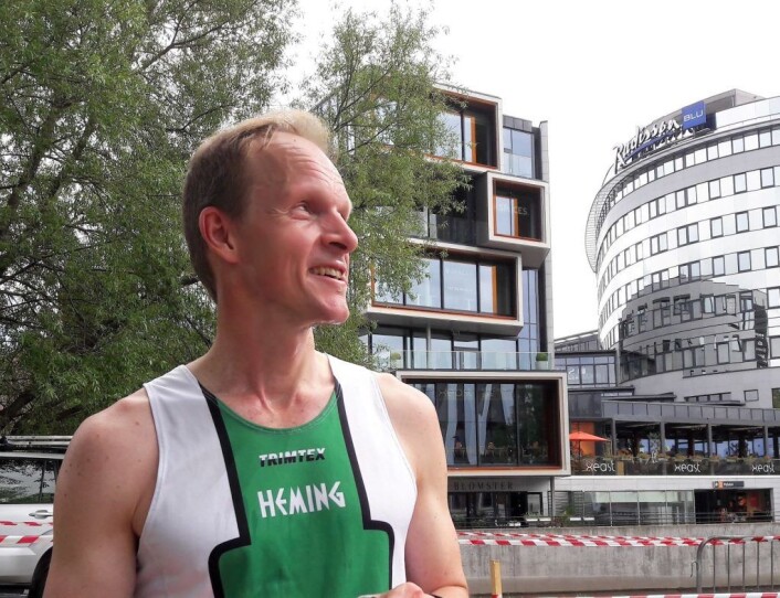 Sprintorientering er fint for oss som liker terreng og underlag som er mer lettløpt enn skogen, mener Hemings Christian Reusch. Foto: Anders Høilund Sprintorientering er fint for oss som liker terreng og underlag som er mer lettløpt enn skogen, mener Hemings Christian Reusch. Foto: Anders Høilund