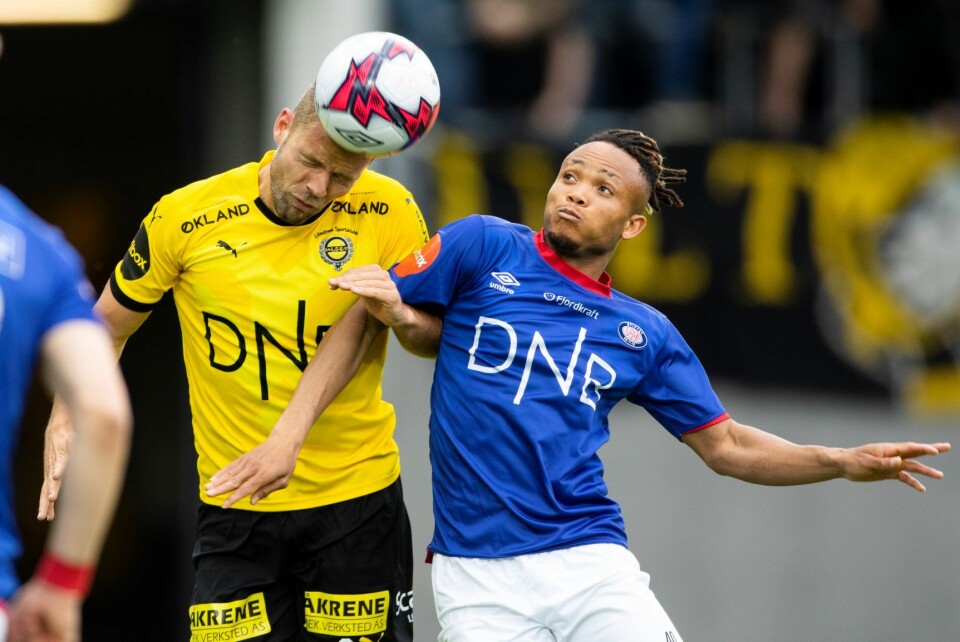 Chidera Ejuke var Vålerengas farligste spiller mot Lillestrøm: Foto: Audun Braastad / NTB scanpix