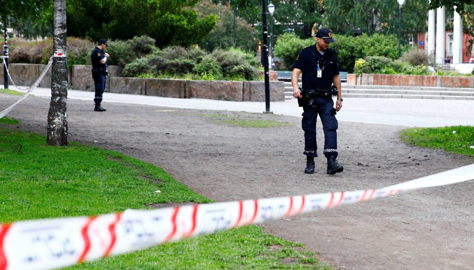Politiet har sperret av et område på Grünerløkka i Oslo etter mistanke om at skudd har blitt avfyrt.