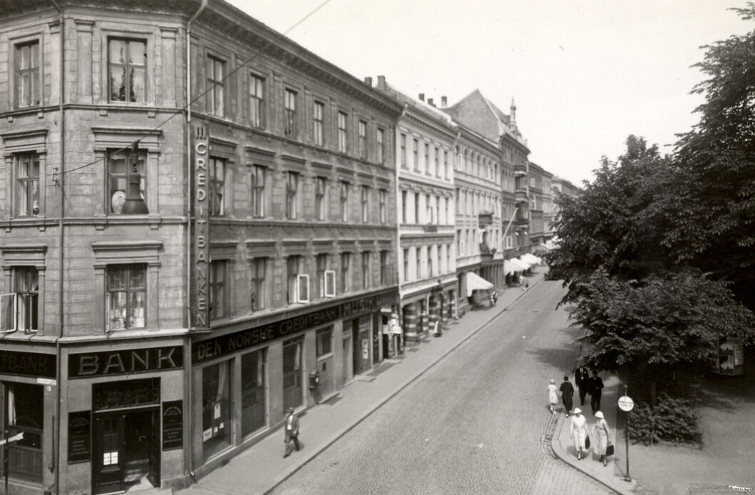 Olaf Ryes plass. Foto: Ukjent/Oslo Museum Olaf Ryes plass. Foto: Ukjent/Oslo Museum