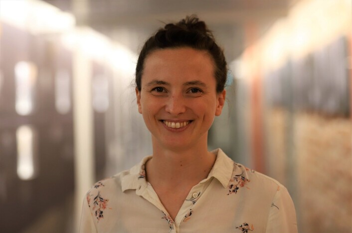 Daglig leder i =KAFFE Katrin Larsen gledet seg stort og åpningen av ny kafé på Lovisenberg sykehus. Foto: André Kjernsli Daglig leder i =KAFFE Katrin Larsen gledet seg stort og åpningen av ny kafé på Lovisenberg sykehus. Foto: André Kjernsli