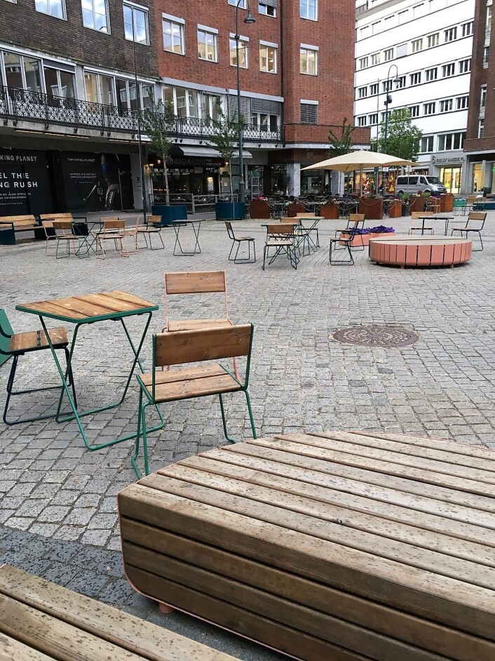 Sett fagfolk til å skape en flott plass, foreslår skribenten. Foto: Liven Sørum Sett fagfolk til å skape en flott plass, foreslår skribenten. Foto: Liven Sørum