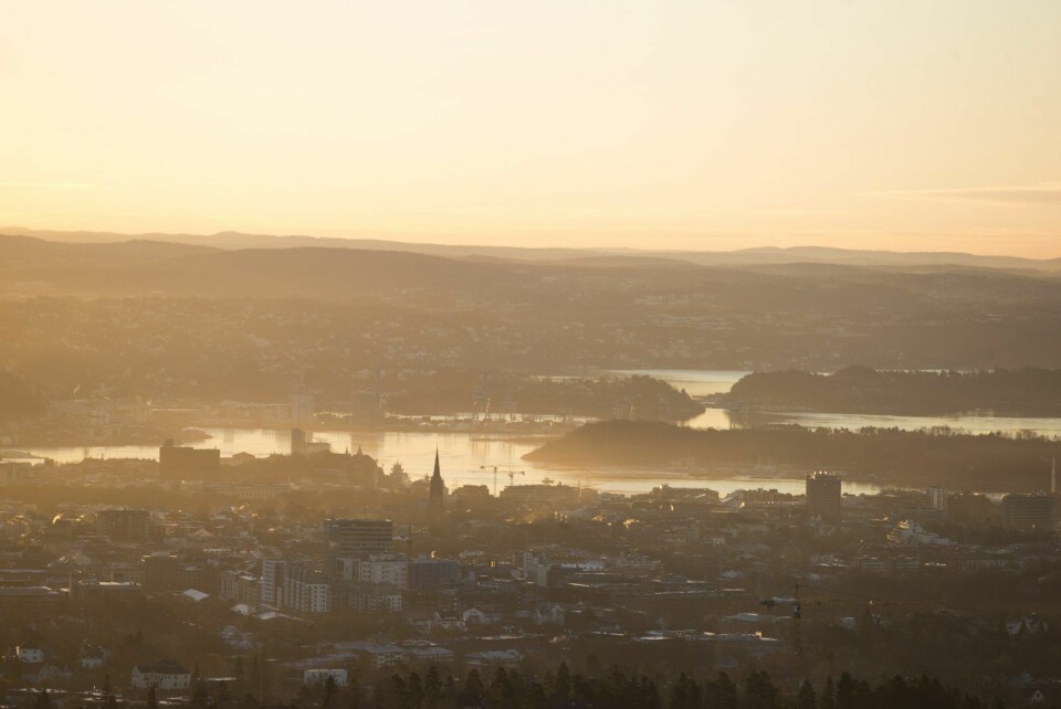 16. januar 2017 ble det innført midlertidig forbud mot å kjøre dieselbil i Oslo på grunn av akutt luftforurensing. 
Foto: Håkon Mosvold Larsen / NTB scanpix