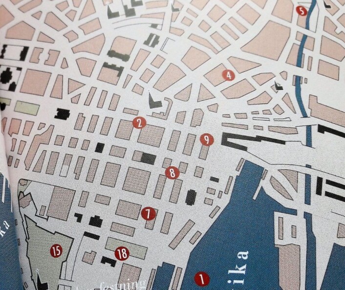Et utsnitt av et av steigans kart. Dette viser bemerkelsesverdige mord i byen mellom år 1500 og 1940. Mordet på krovert Christensen er markert med tallet 4. Faksimile fra boka Oslo. Byens historier fortalt gjennom 53 kart av Geir T. Steigan Et utsnitt av et av steigans kart. Dette viser bemerkelsesverdige mord i byen mellom år 1500 og 1940. Mordet på krovert Christensen er markert med tallet 4. Faksimile fra boka Oslo. Byens historier fortalt gjennom 53 kart av Geir T. Steigan