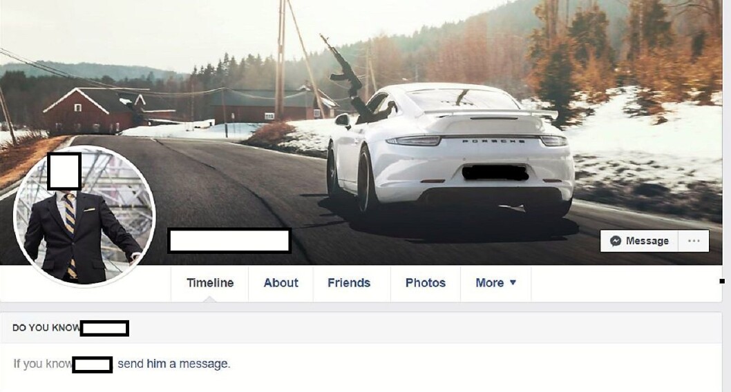Skjermdumpen er fra den 37 år gamle forretningsmannens Facebook-side. Etter at VårtOslo intervjuet 37-åringen har han fjernet dem fra offentlig visning. Skjermdumpen er fra den 37 år gamle forretningsmannens Facebook-side. Etter at VårtOslo intervjuet 37-åringen har han fjernet dem fra offentlig visning.