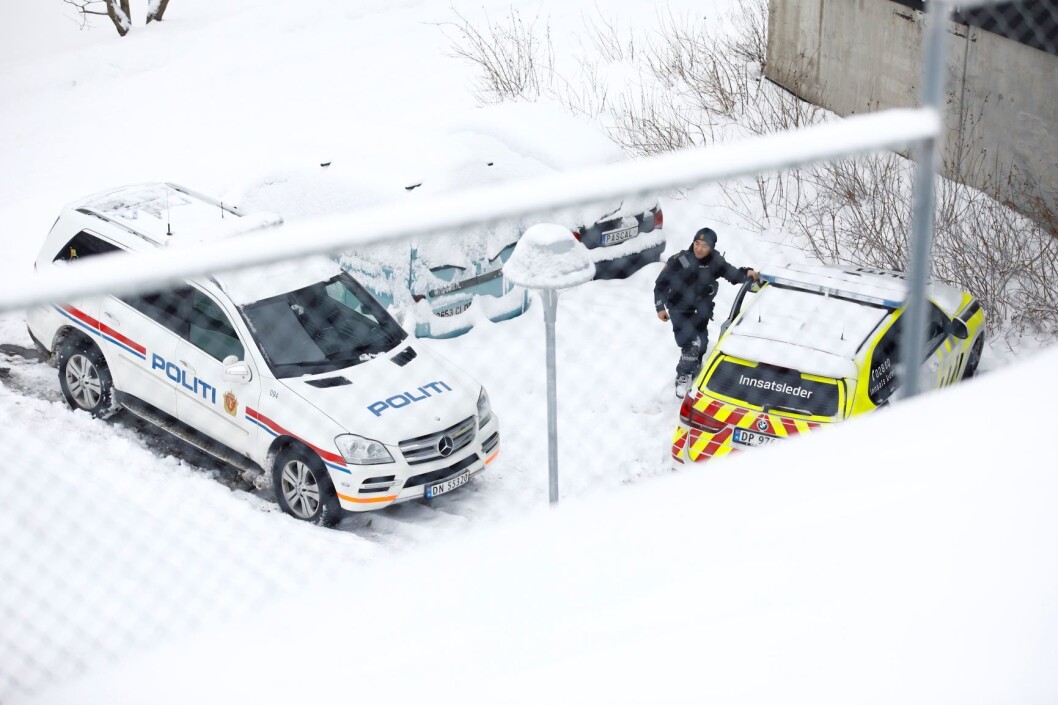 Politiet på åstedet på Bjørndal i Oslo i mars i fjor. Foto: Audun Braastad / NTB scanpix Politiet på åstedet på Bjørndal i Oslo i mars i fjor. Foto: Audun Braastad / NTB scanpix