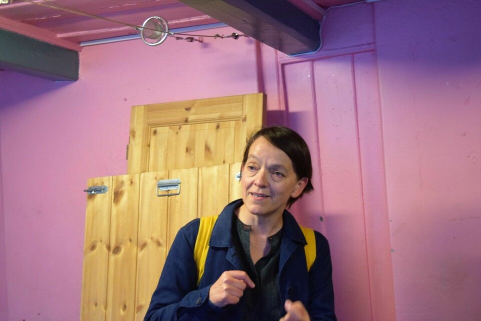 Sarah Prosser, fra Tøyen Unlimited, har et stort hjerte for bydelens marginaliserte. Foto: Magnus Evenstuen