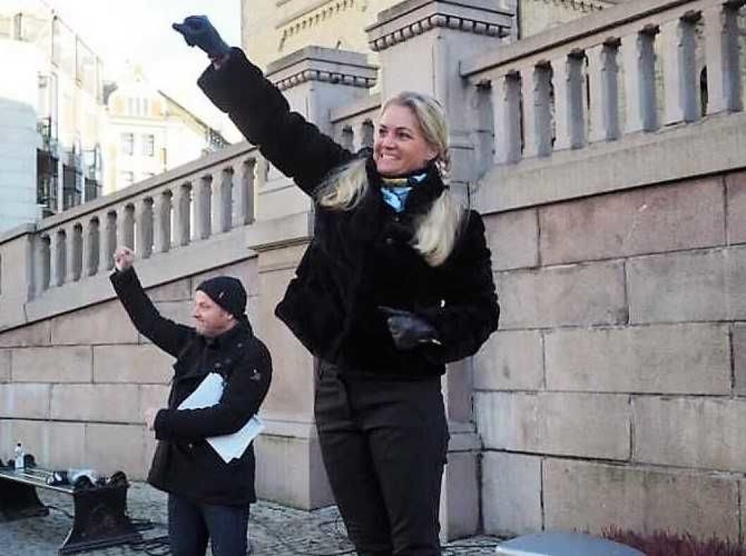 Bompengepartiet fosser frem i hovedstaden. Her er partiets andrekandidat til bystyret, Cecilie Lyngby. Foto: Privat Bompengepartiet fosser frem i hovedstaden. Her er partiets andrekandidat til bystyret, Cecilie Lyngby. Foto: Privat