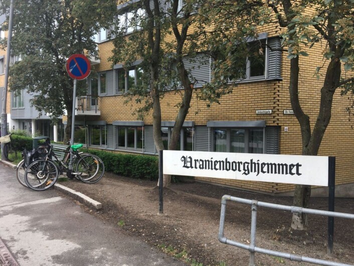 Uranienborghjemmet ligger på Majorstuen og er hjemmet til noen av bydel Frogners pleietrengende. Foto: Vegard Velle Uranienborghjemmet ligger på Majorstuen og er hjemmet til noen av bydel Frogners pleietrengende. Foto: Vegard Velle