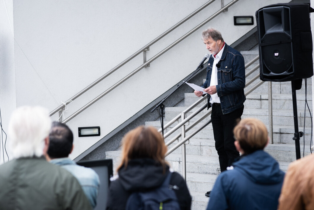 Styreleder i Ellipsen borettslag taler for mange når han sier at han har fått nok av ventingen på grønne arealer. Foto: Bjørnar Morønning Styreleder i Ellipsen borettslag taler for mange når han sier at han har fått nok av ventingen på grønne arealer. Foto: Bjørnar Morønning