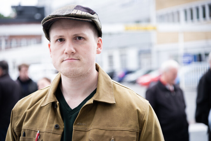 Emil Snorre Alnæs er opptatt av fremtiden for stålverkshallene på Ensjø. Foto: Bjørnar Morønning Emil Snorre Alnæs er opptatt av fremtiden for stålverkshallene på Ensjø. Foto: Bjørnar Morønning