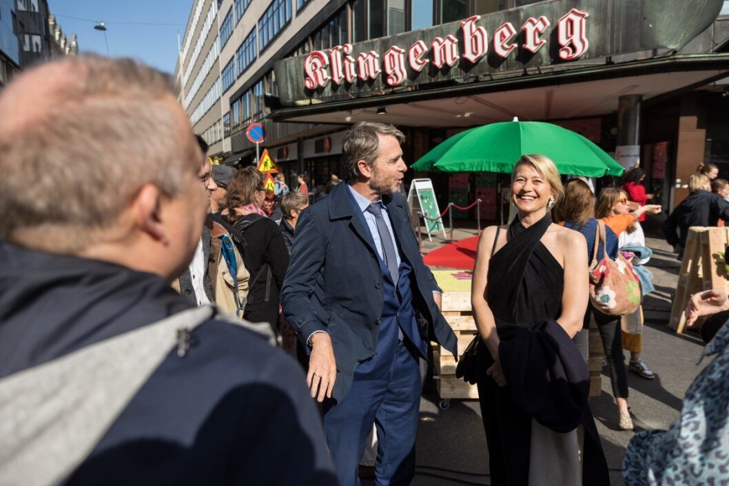 Hovedrolleinnehaver og dronningen av dansk film, Trine Dyrholm, var en av festivalens hovedgjester. Foto: Oslo Pix Hovedrolleinnehaver og dronningen av dansk film, Trine Dyrholm, var en av festivalens hovedgjester. Foto: Oslo Pix