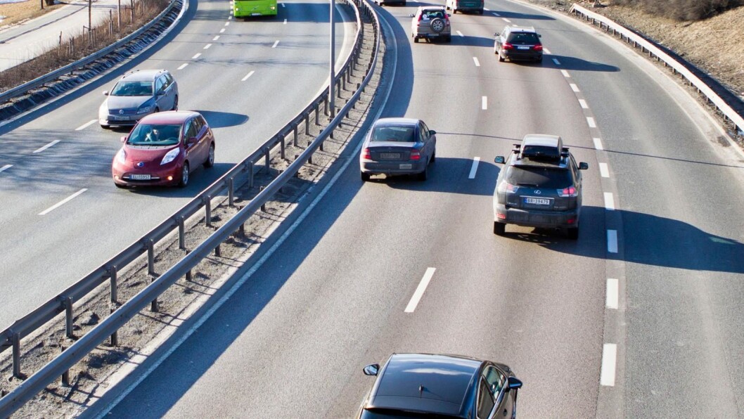 Det var omtrent her, på E18 ved Hjortnes, at den berusede mannen kjørte mot trafikken. Illustrasjonsbilde NTB Scanpix Det var omtrent her, på E18 ved Hjortnes, at den berusede mannen kjørte mot trafikken. Illustrasjonsbilde NTB Scanpix