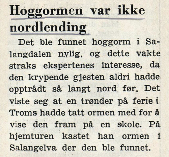 Faren avblåst. Østlendingen, 1964 Faren avblåst. Østlendingen, 1964