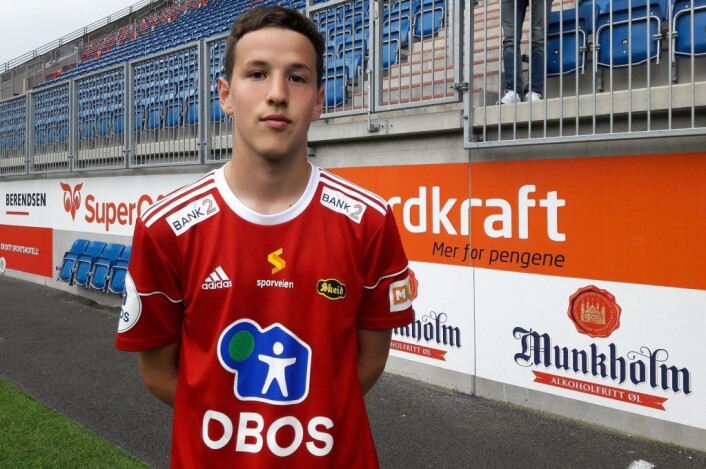 Skeids Johannes Nuñez spilte en fin kamp, men mente selv at han burde klart å skåre på en av sjansene sine. Foto: Anders Høilund Skeids Johannes Nuñez spilte en fin kamp, men mente selv at han burde klart å skåre på en av sjansene sine. Foto: Anders Høilund