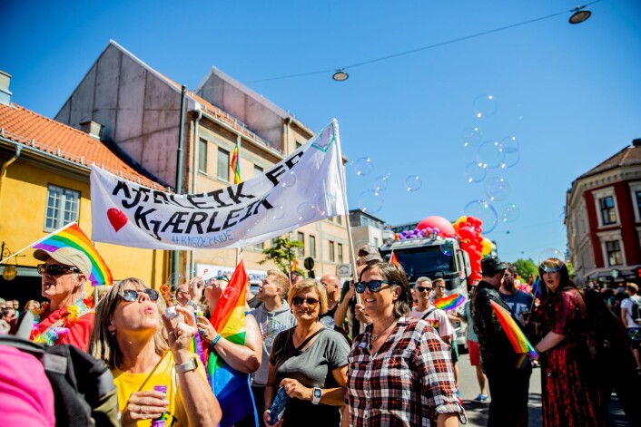 Oslo bør bli verdens homohovedstad, mener de to bydelspolitikerne. Her fra Oslo Pride Parade i fjor. Foto: Stian Lysberg Solum / NTB scanpix Oslo bør bli verdens homohovedstad, mener de to bydelspolitikerne. Her fra Oslo Pride Parade i fjor. Foto: Stian Lysberg Solum / NTB scanpix