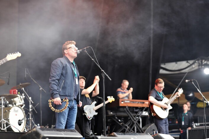The Proclaimers skapte stemning med sin sympatiske, skotske folkrock. Foto: André Kjernsli