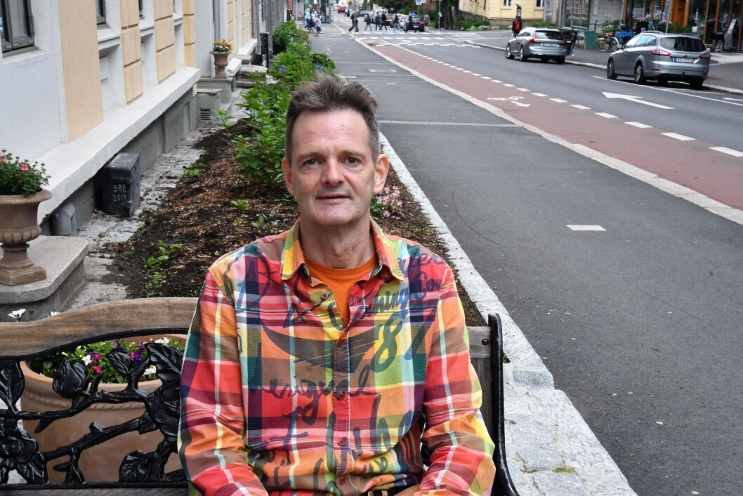Helge Irgens Refsum har vært sentral i jobben med å få på plass forhagene, og er svært godt fornøyd med resultatet. Foto: Christian Boger Helge Irgens Refsum har vært sentral i jobben med å få på plass forhagene, og er svært godt fornøyd med resultatet. Foto: Christian Boger