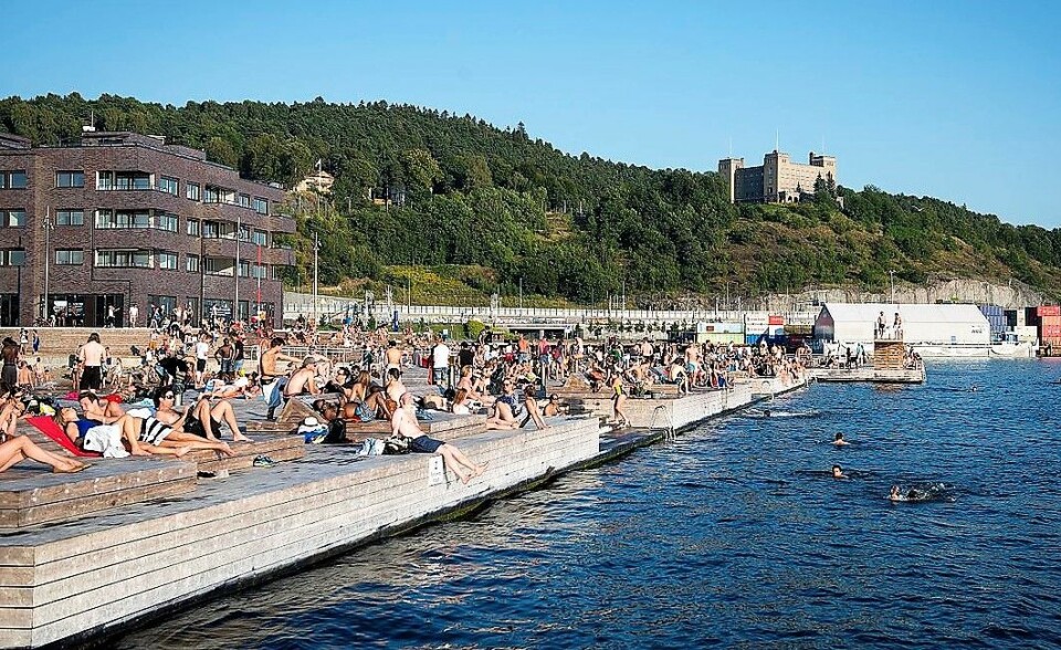 Bymiljøetaten frykter E.coli-smitte og fraråder bading i indre Oslofjord fram til i morgen. Foto: Katrine Lunke / Wikimedia Commons