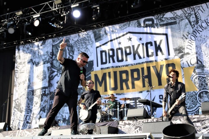 Ingen spiller hardere irsk folkrock enn Dropkick Murphys. Foto: André Kjernsli Ingen spiller hardere irsk folkrock enn Dropkick Murphys. Foto: André Kjernsli