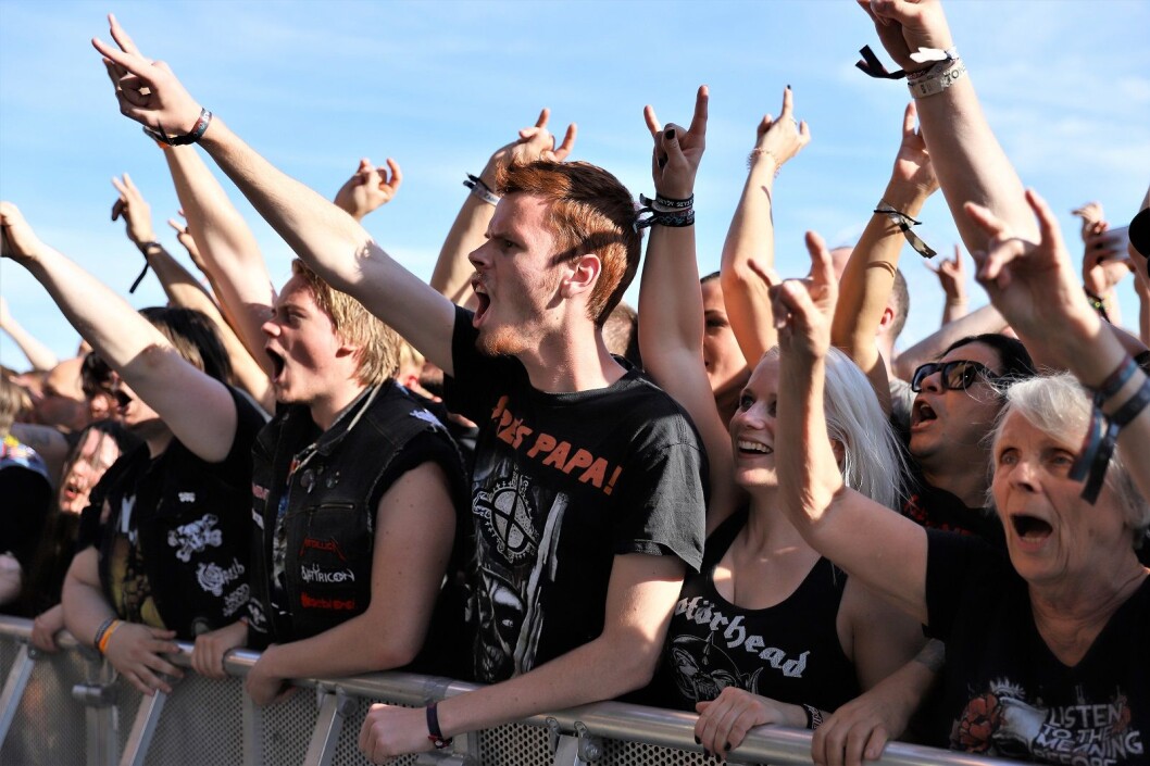 Slayerfans er ekstremt dedikerte, og kommer i alle aldre. Foto: André Kjernsli Slayerfans er ekstremt dedikerte, og kommer i alle aldre. Foto: André Kjernsli