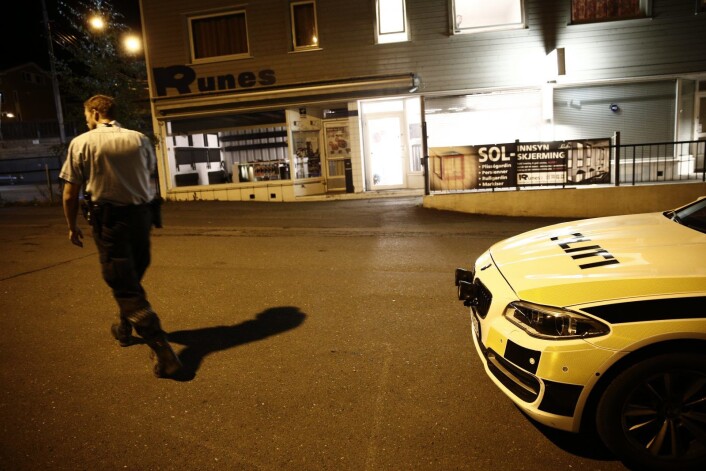 Natt til 19. august i fjor rykket politiet ut til Kapellveien etter melding om at en kvinne var blitt knivstukket. Foto: Stian Lysberg Solum / NTB scanpix Natt til 19. august i fjor rykket politiet ut til Kapellveien etter melding om at en kvinne var blitt knivstukket. Foto: Stian Lysberg Solum / NTB scanpix