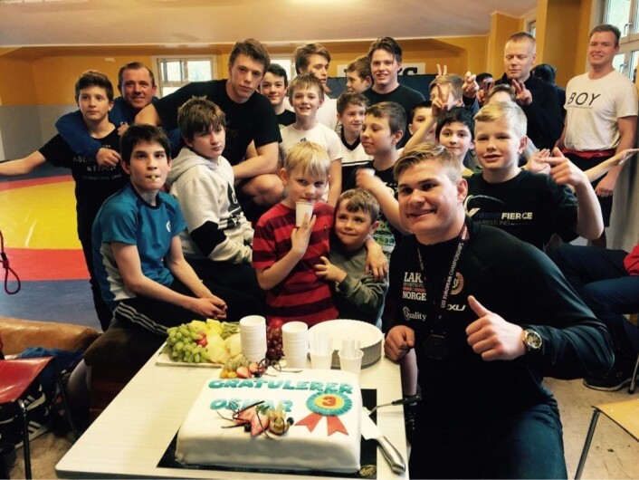 Oskar Marvik (nederst til høyre) er en av medaljekandidatene under VM på hjemmebane i 2021. Foto: Sportsklubben 09 Oskar Marvik (nederst til høyre) er en av medaljekandidatene under VM på hjemmebane i 2021. Foto: Sportsklubben 09