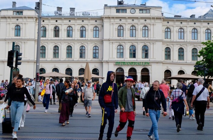 Oslo sentrum oppleves som uforutsigbart og usikkert, ifølge Fanny Viks informanter. Foto: Emilie Pascale Oslo sentrum oppleves som uforutsigbart og usikkert, ifølge Fanny Viks informanter. Foto: Emilie Pascale
