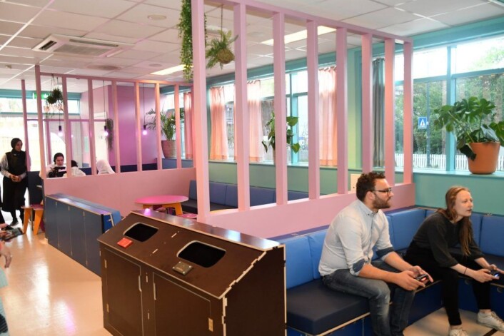 En tur inn på nye Jordal fritidsklubb er nesten som en tidsreise tilbake til slutten av 80-tallet. Foto: Christian Boger En tur inn på nye Jordal fritidsklubb er nesten som en tidsreise tilbake til slutten av 80-tallet. Foto: Christian Boger