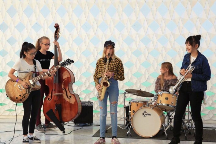 Det blir pop-up-konsert på Operaen (bildet). Foto: Kids in Jazz Det blir pop-up-konsert på Operaen (bildet). Foto: Kids in Jazz