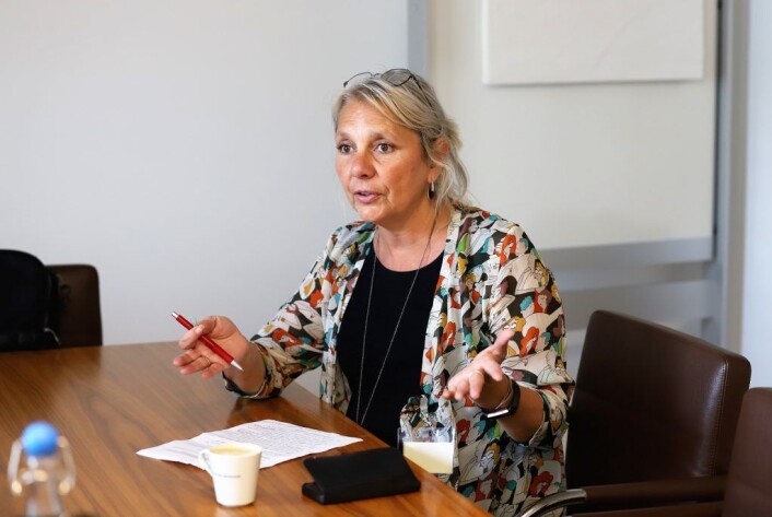 Etter ANTA-kurset gikk turen videre til Helse- og omsorgsdepartementet og samtaler med statssekretæren. Rita Nilsen har sterke meninger om feltet hun jobber innenfor. Foto: André Kjernsli Etter ANTA-kurset gikk turen videre til Helse- og omsorgsdepartementet og samtaler med statssekretæren. Rita Nilsen har sterke meninger om feltet hun jobber innenfor. Foto: André Kjernsli
