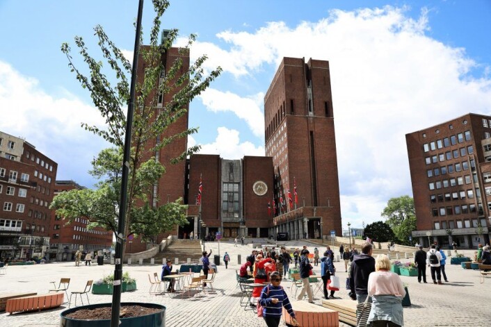 Oslo rådhus får besøk av cirka 200 000 personer i perioden fra juni til august. Foto: André Kjernsli Oslo rådhus får besøk av cirka 200 000 personer i perioden fra juni til august. Foto: André Kjernsli