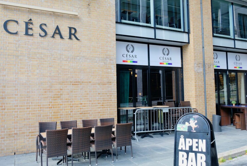 César bar & café er et skeivt og trivelig utested i nærheten av Rosenkrantz gate. Foto: Emilie Pascale