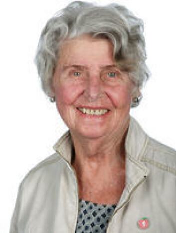 Anne Titt Lindvig (89) er fornøyd med at såpass mange unge engasjerer seg politisk. Foto: Fremskrittspartiet Anne Titt Lindvig (89) er fornøyd med at såpass mange unge engasjerer seg politisk. Foto: Fremskrittspartiet