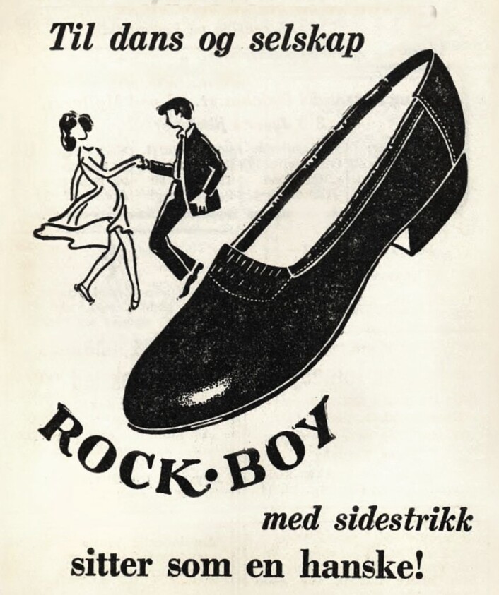 Rockesko. Arbeiderbladet, 1958 Rockesko. Arbeiderbladet, 1958