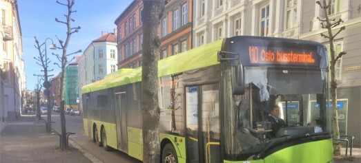 «Siste oppdatering fra Ruter angående de grønne bussene; de blir røde. Case closed». Trafikktrøbbelet i Schweigaards gate fortsetter