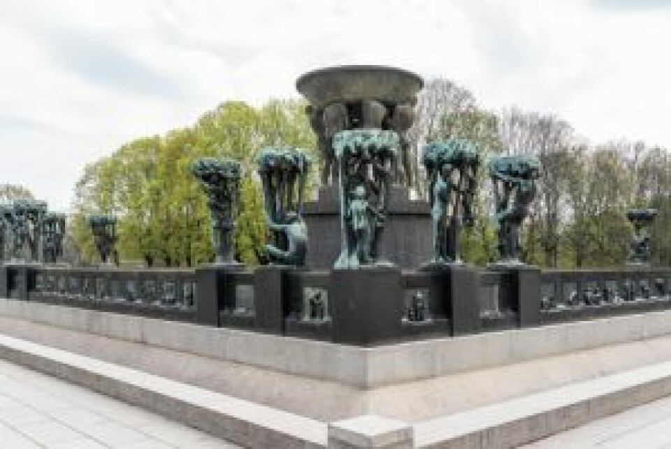 Gustav Vigeland-fontenen uten vann. Foto: Jiri Havran / Vigeland-museet